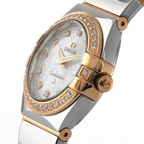 omega rose gold watch|omega rose gold women's watch.